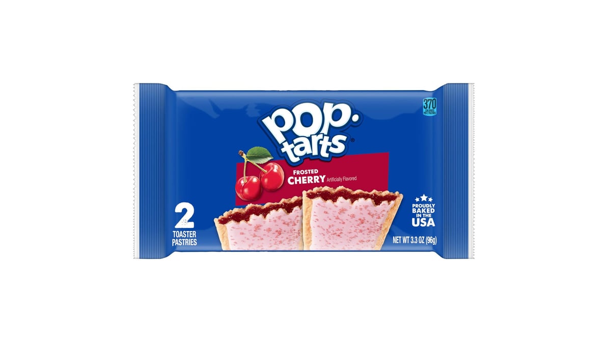 Kellogg's Pop-Tarts Frosted Cherry Breakfast Toaster Pastries (2 ct)