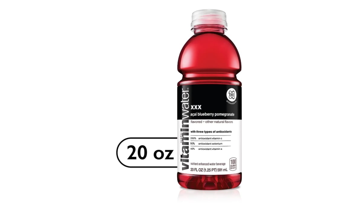 VitaminWater XXX Acai, Blueberry & Pomegranate Bottle (20 oz)