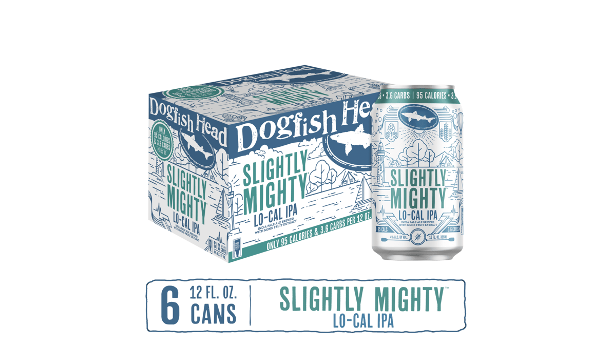 Dogfish Head Brewery Slightly Mighty IPA Cans (12 oz x 6 ct)