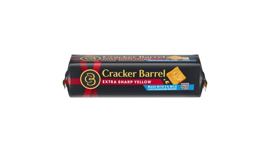 Cracker Barrel Extra Sharp Yellow Cheddar Cheese Reduced Fat (8 oz)