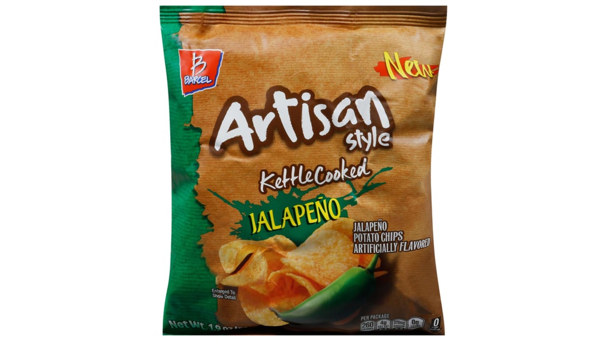 Barcel Artisan Style Kettle Cooked Jalapeno Potato Chips (1.9 oz)