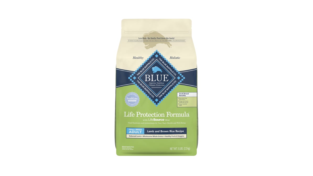 Blue Buffalo Life Protection Formula Lamb & Brown Rice Recipe Small Breed Adult Dry Dog Food (5 lb)