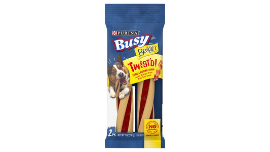 Purina Busy Twist'd Dog Treats Small Medium (7 oz)