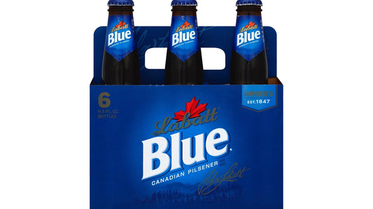 Labatt Blue Canadian Pilsner Bottles (11.5 oz x 6 ct)
