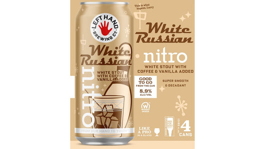 Left Hand Brewing Co. Nitro White Stout White Russian Beer Cans (13.65 oz x 4 ct)
