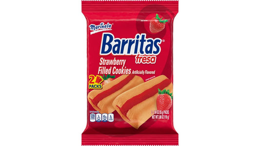 Marinela Barritas Strawberry Filled Fresa Cookies (3.88 oz)