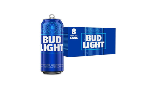 Bud Light Lager Can (16 oz x 8 ct)